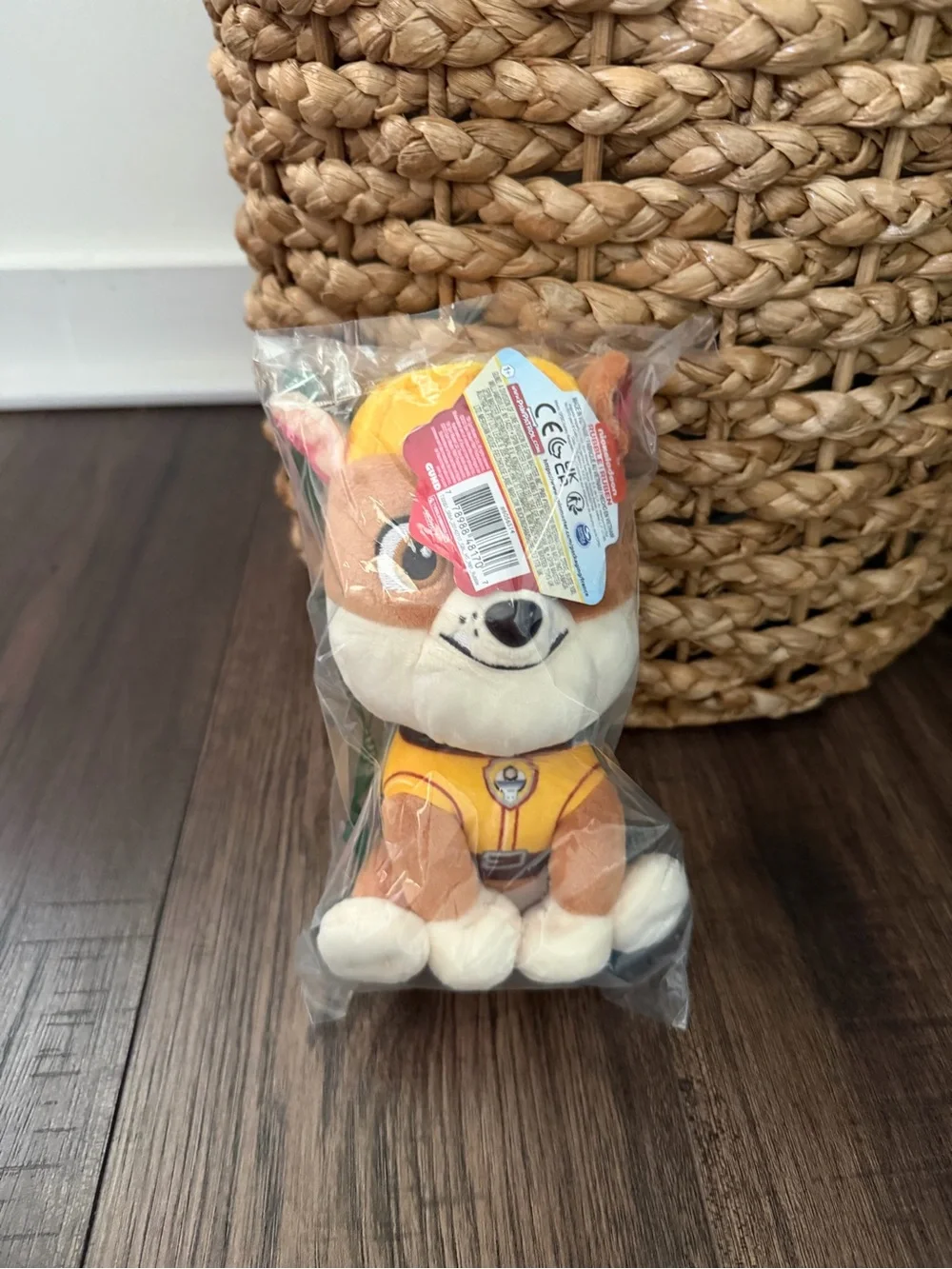 GUND PAW Patrol Rubble 6-Inch Plush Toy, Stuffed Animal for Ages 1+ new